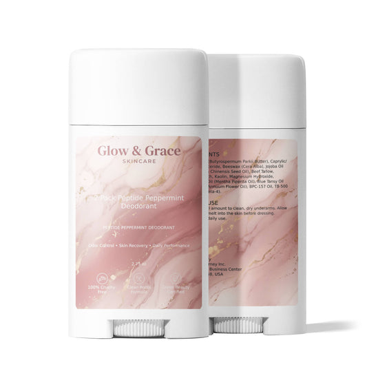 2 Pack Peptide Peppermint Deodorant