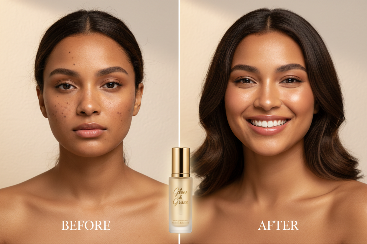 Glow & Grace Dramatic Before & After